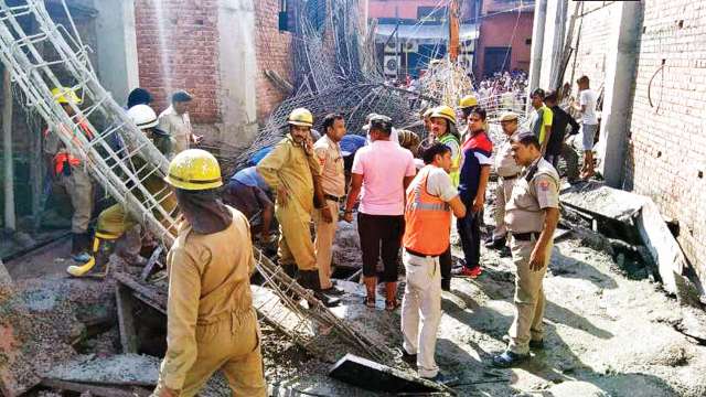 Roof collapse