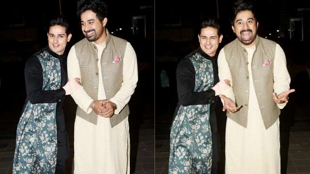 Priyank Sharma and Rannvijay Singha seem to be in jolly mood