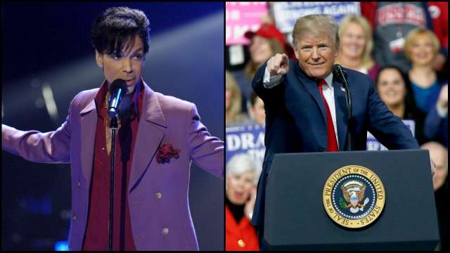 Prince and Donald Trump