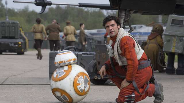 Oscar Isaac with BB8