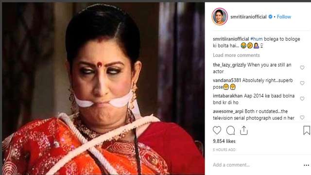 Smriti Irani S Instagram Post On The Sanitary Napkins Fracas Shows Her Sense Of Humour Is On Point Zubin irani seniors tennis doubles overview. sanitary napkins fracas shows