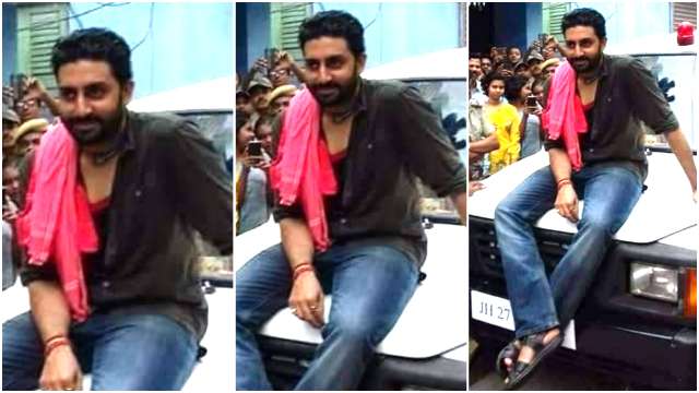 Some light moments on the sets