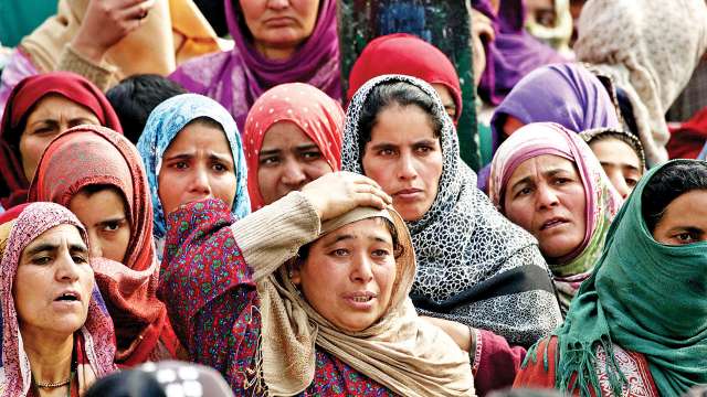 Funeral procession of Wajid Ul Islam