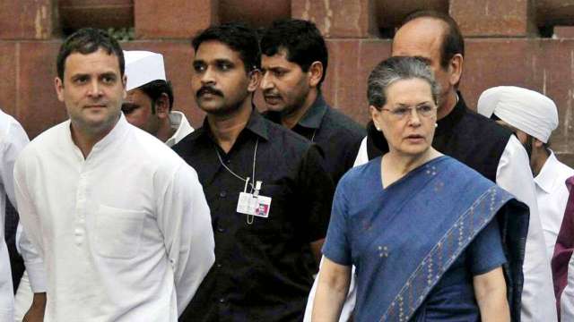 Sonia and Rahul Gandhi