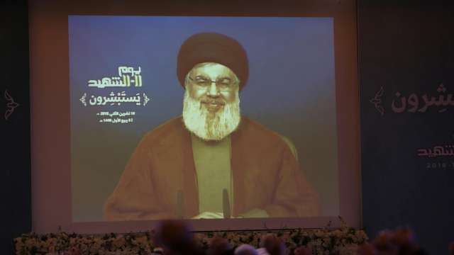 Hezbollah leader Sayyed Hassan Nasrallah
