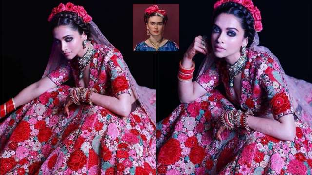 Deepika Padukone stuns in this red Sabyasachi lehenga | Fashion News - The  Indian Express