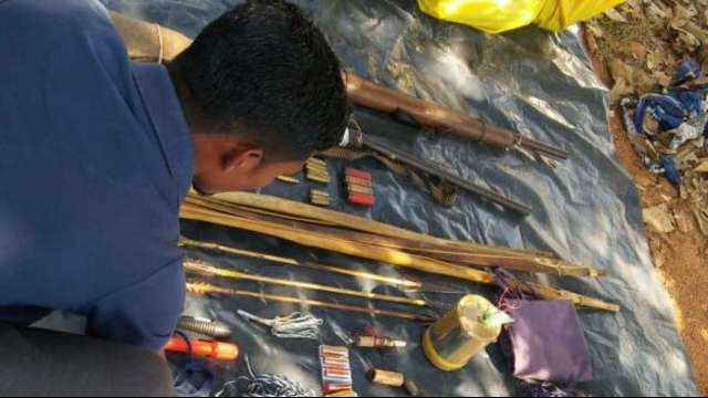 Cache of ammunitions recovered