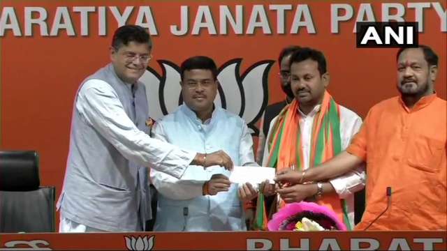 Day after quitting Congress, Odisha MLA Prakash Chandra Behera joins BJP