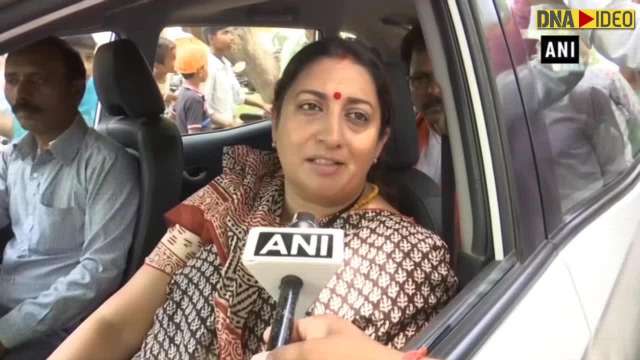 Rahul Gandhi wears ‘Janeu’ according to his convenience: Smriti Irani