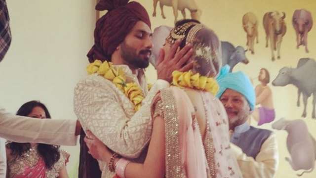 Happy 4th Anniversary Mira Rajput Wishes Shahid Kapoor By Sharing Cute Photo Straight From Their Wedding Album Home » photo gallery » events pics » shahid kapoor mira rajput wedding photos. mira rajput wishes shahid kapoor by