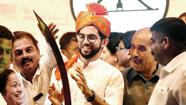 it will be worli to varsha sena debuts aaditya thackeray sena debuts aaditya thackeray