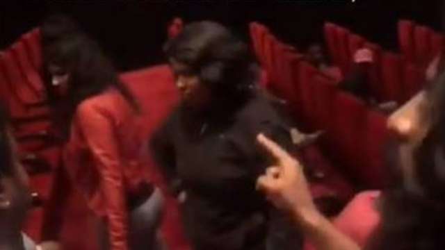Kannada Actors Bv Aishwarya Arun Gowda Throw Family Out Of Bengaluru Movie Theatre For Disrespecting National Anthem kannada actors bv aishwarya arun gowda