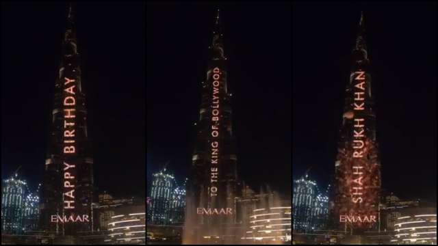 This Is Really The Tallest I Have Ever Been Shah Rukh Khan Thanks Burj Khalifa For Visually Delightful Birthday Wish
