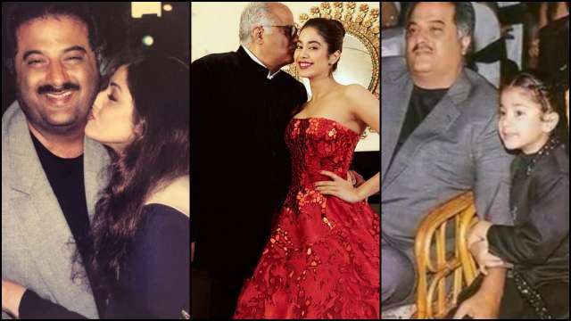 You Ve Always Been The Best Dad But Now You Re My Best Friend Janhvi Kapoor S Birthday Wish For Boney Kapoor Anil kapoor (right) with boney kapoor (seated), sanjay kapoor (left), reena kapoor (centre), and his mother.
