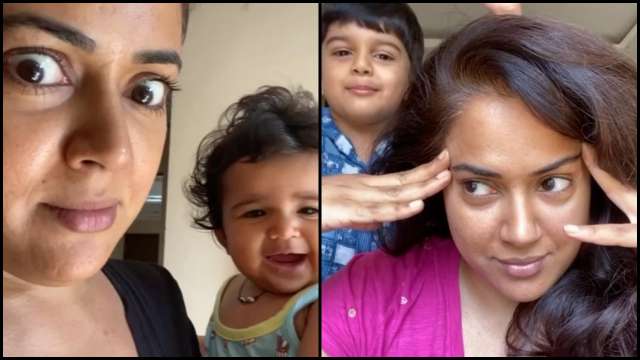 How Sameera Reddy Is Managing Nine Month Baby And Four Year Old Son Under Coronavirus Lockdown She was born on 14 december 1980 in rajahmundry, andhra pradesh, india. how sameera reddy is managing nine