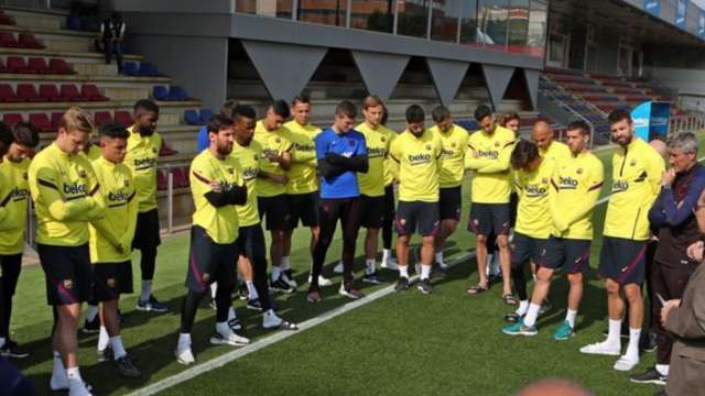 Coronavirus Fc Barcelona Players To Undergo Tests Ahead Of Return To Training