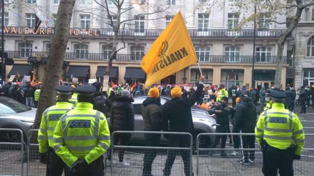 Indian High Commission reaches out to UK Foreign Office after Khalistani flags seen at protests against new farm laws