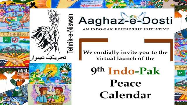 Aaghaz E Dosti Initiative Indo Pak Peace Calendar 2021 To Be Virtually Launched Today