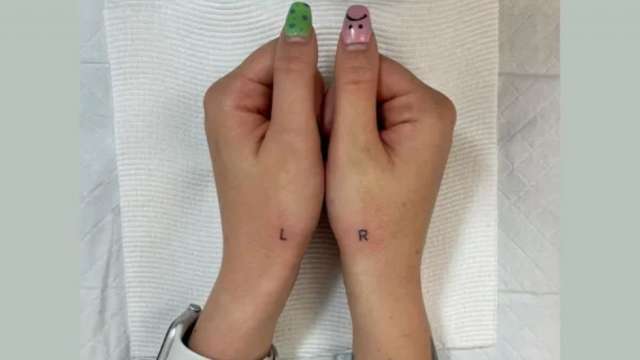 How to make beautiful R letter tattoo at home with pen |simple r letter  tattoo - YouTube