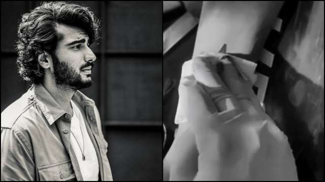 Arjun Kapoor Shows Off His New Tattoo in the Coolest Way Possible |  SpotboyE - YouTube