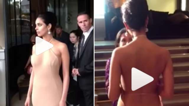 Bollywood Actress Mallika Fucking - Mallika Sherawat's 'oops' moment in sexy nude backless gown goes viral -  Watch video