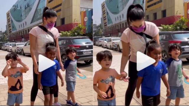 Sunny Leone&rsquo;s cute kids Nisha, Noah, and Asher tell paparazzi &lsquo;go eat your lunch&rsquo; - Watch video