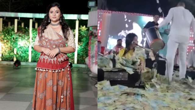 Meet Urvashi Radadiya, the singer who was showered with currency notes - Vimarsana News