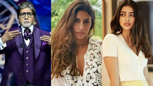 Amitabh Bachchan's daughter Shweta, granddaughter Navya Nanda appear on 'KBC 13' - Vimarsana News