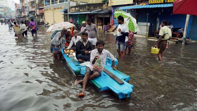 Flood-like Situation In Several Parts Of Tamil Nadu After Heavy Rainfall