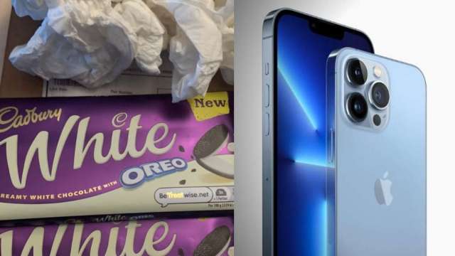 Customer orders Apple iPhone worth Rs 105000, gets Cadbury Oreo chocolates instead - Vimarsana News