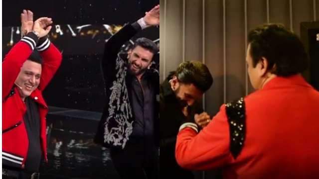 Ranveer Singh breaks down in tears before his idol Govinda- Watch - Vimarsana News
