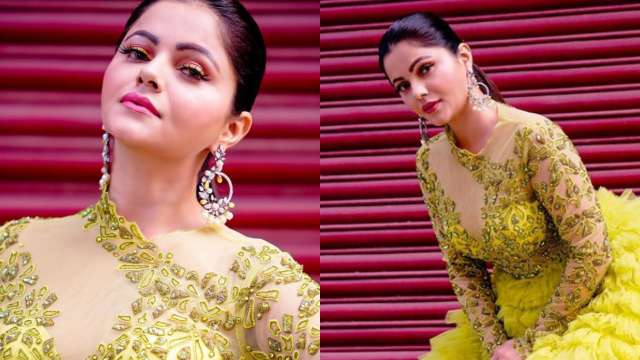 PHOTOS: Rubina Dilaik steps into New Year mode with stunning yellow ruffled gown