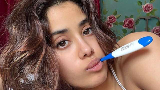 Janhvi Kapoor shares a cryptic post about being down with fever, see pic