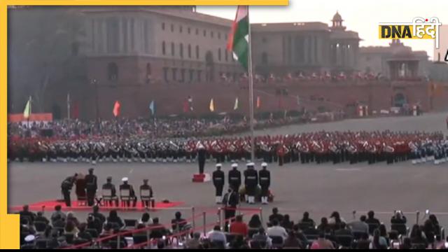 Beating Retreat Ceremony में ड्रोन शो, लाइट शो के अद्भुत नजारे, देखें यहां