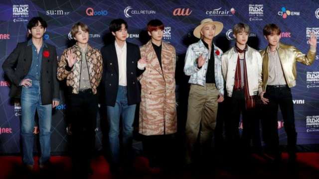 Suga of BTS in Louis Vuitton, BTS Auction Off Their Louis Vuitton Grammys  Suits For a Cause, and J-Hope Throws in His Rings!