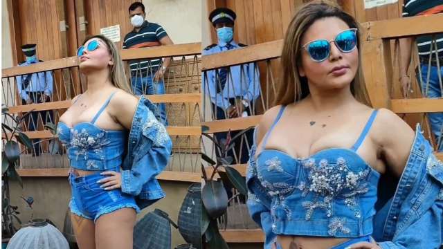 Rakhi Sawant tries to look sensual in short-revealing dress, gets brutally trolled - Vimarsana News