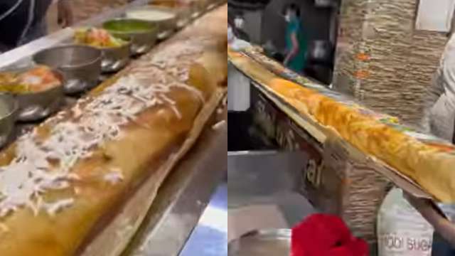 Foodies assemble! Win Rs 71,000 at THIS Delhi restaurant by finishing 10-feet long dosa in 40 minutes - Vimarsana News