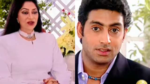 Simi Garewal shares unseen BTS video of Abhishek Bachchan calling her ‘aunty Oprah’