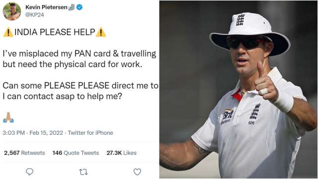 Kevin Pietersen's tweet seeking help on PAN card loss goes viral, Income Tax Department comes to rescue - Vimarsana News