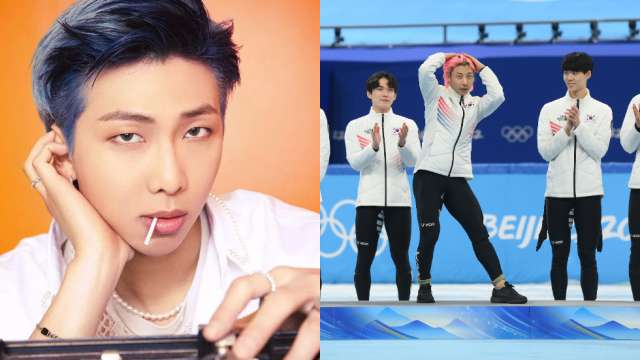 Viral! RM reacts as South Korean Olympian Kwak Yoongy performs BTS' song 'Dynamite' - Vimarsana News