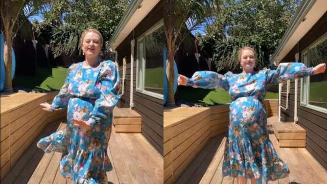 Watch: Pregnant woman dances to Alia Bhatt's VIRAL 'Dholida' song from 'Gangubai Kathiawadi' - Vimarsana News