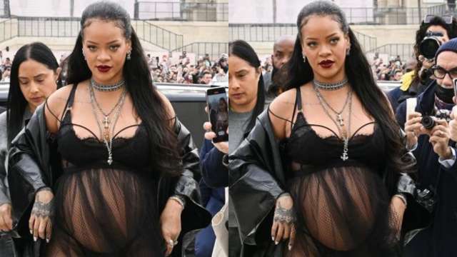 Rihanna Bares Baby Bump in New Louis Vuitton Ad Campaign – Footwear News