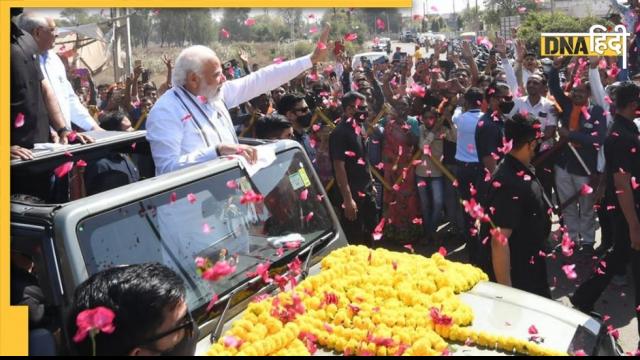 PM Narendra Modi Gujarat Road Show