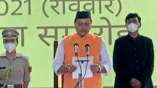 BJP leader Pushkar Singh Dhami to take oath as Uttarakhand CM tomorrow - Vimarsana News