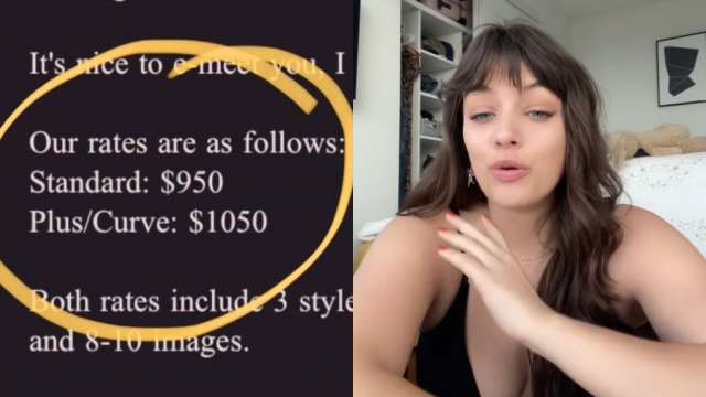 Viral! Photographer faces flak for charging extra money to shoot plus-size models - Vimarsana News