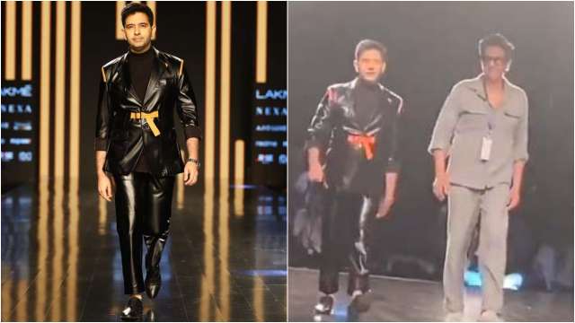 Lakme Fashion Week 2022 Raghav Chadha Walks The Ramp For Designer Pawan Sachdeva 6545