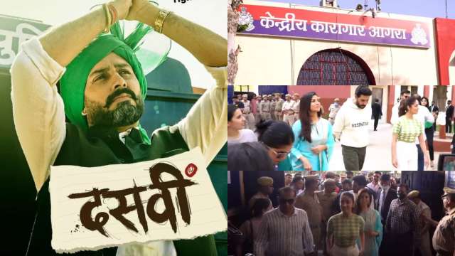 Dasvi stars Abhishek Bachchan, Yami Gautam, Nimrat Kaur promote film in jail - Vimarsana News