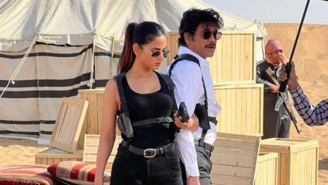 Akkineni Nagarjuna, Sonal Chauhan's leaked photo from The Ghost sets goes VIRAL - Vimarsana News