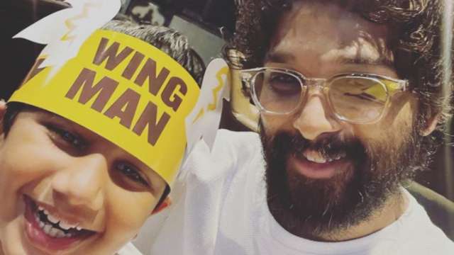 Allu Arjun drops cute photo with son Ayaan on his 8th birthday, calls him 'love of my life' - Vimarsana News