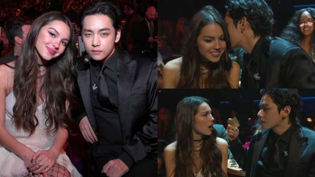 Grammys 2022: BTS' V flirts with Olivia Rodrigo ahead of band's Butter performance, ARMY reacts - Vimarsana News